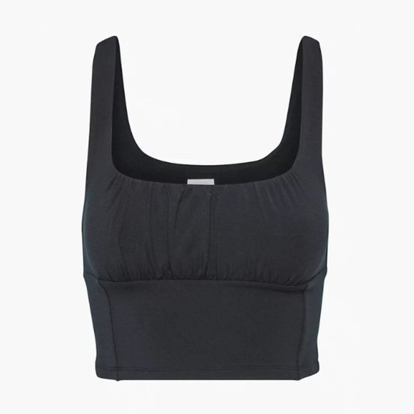 BNWT Aritzia Wilfred Free Orbit Tank Black S - Picture 1 of 3